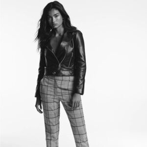Aritzia Wilfred Free Hendrix Leather Biker size S